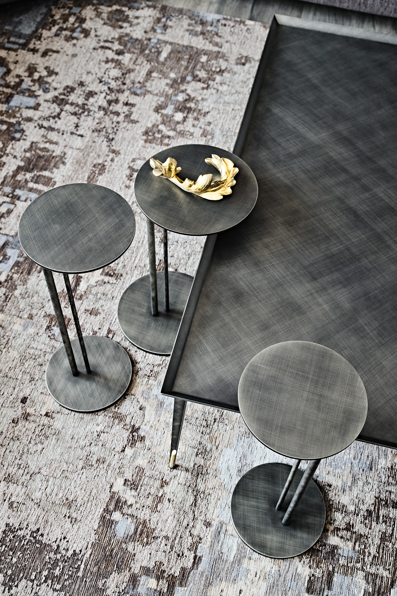 Cattelan Italia Sting Brushed Coffee Table, view 4