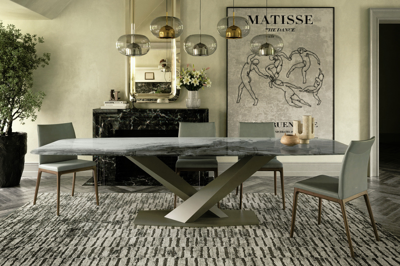 Cattelan Italia Stratos Crystalart Table, view 2