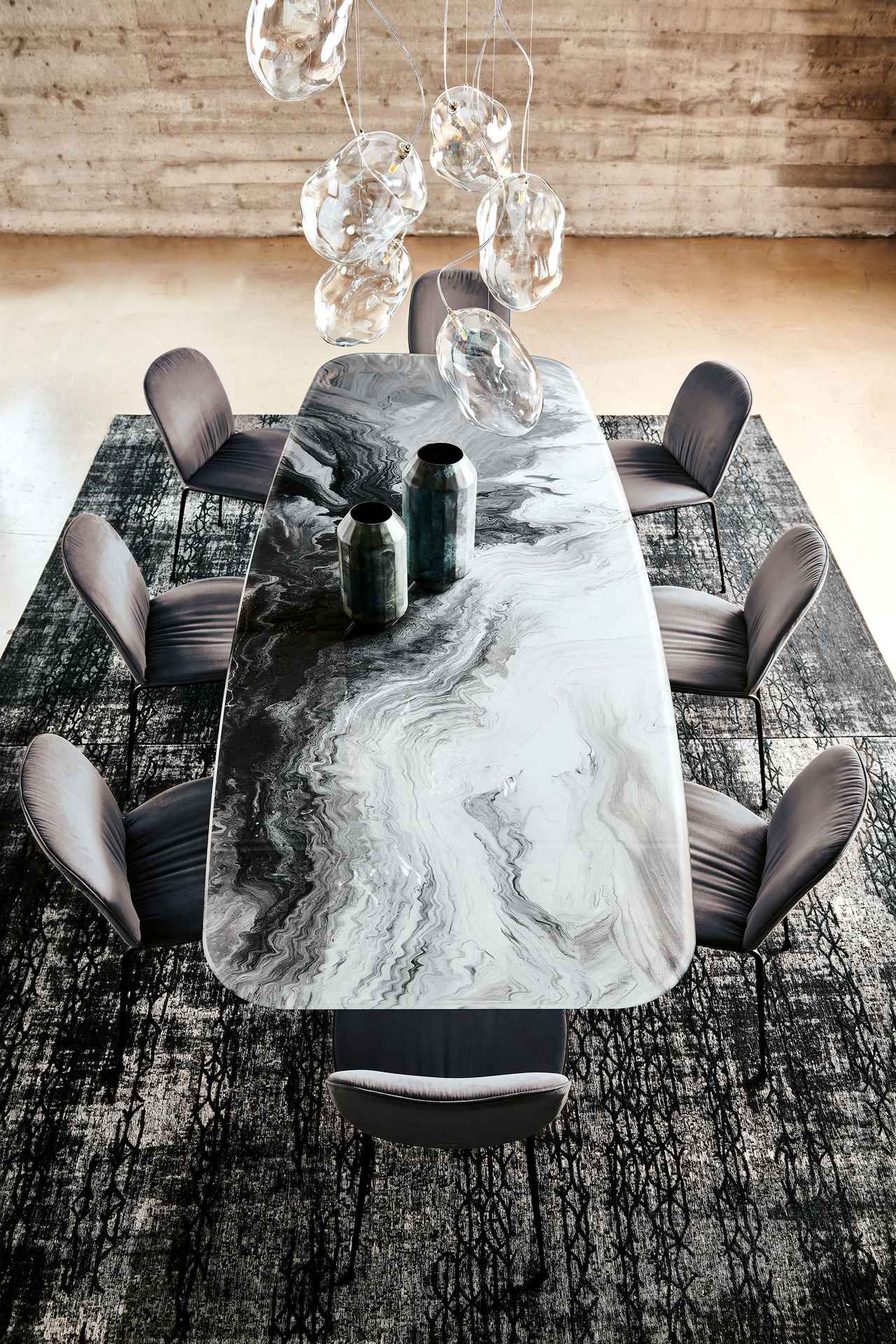 Cattelan Italia Stratos Crystalart Table, view 4