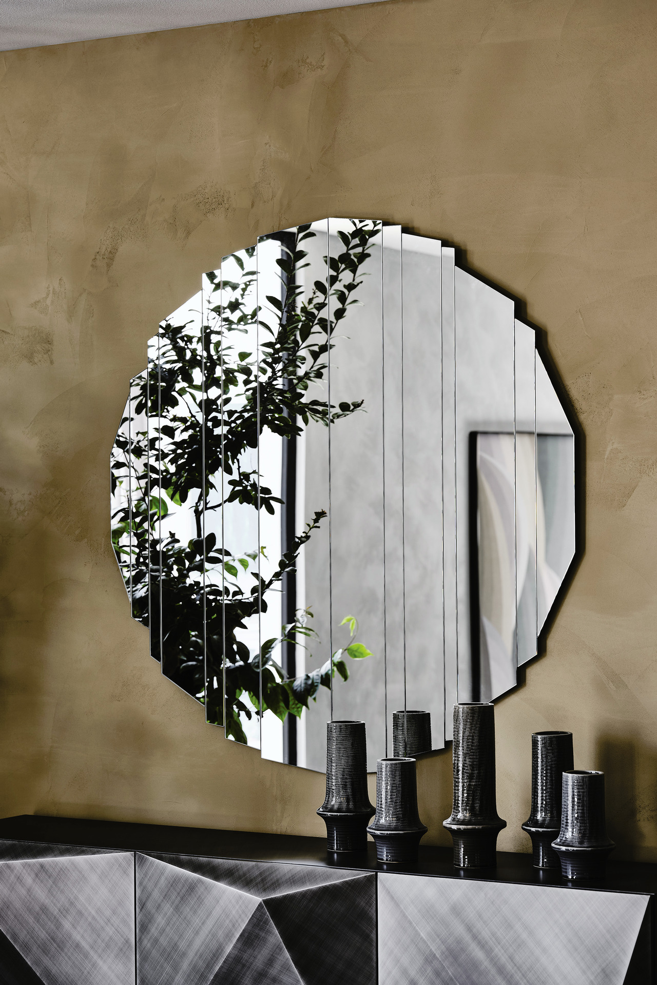 Cattelan Italia Stripes Designer Mirror