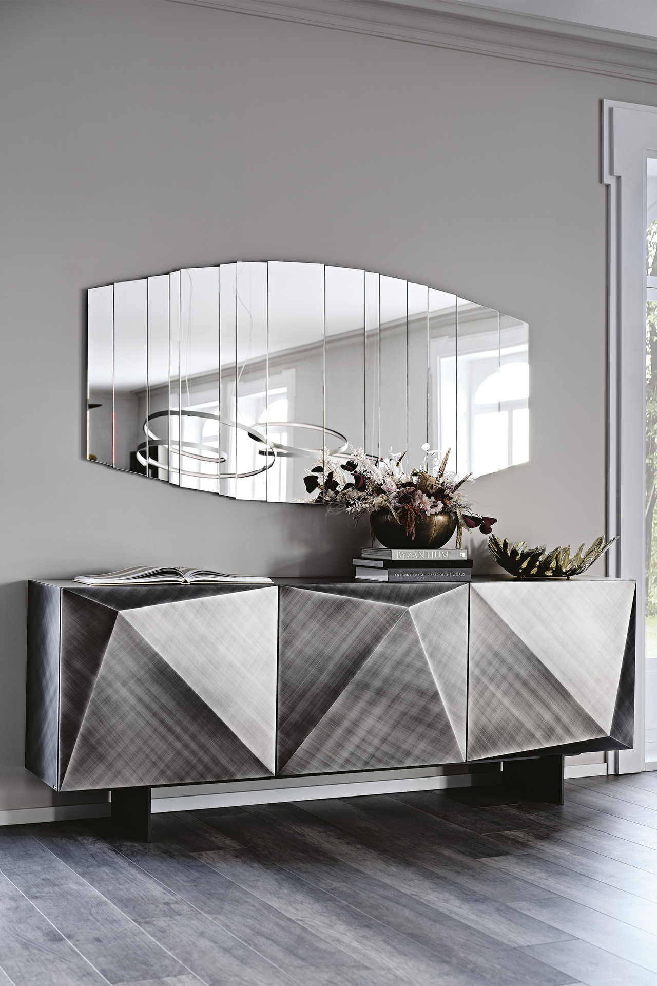Cattelan Italia Stripes Designer Mirror, view 4