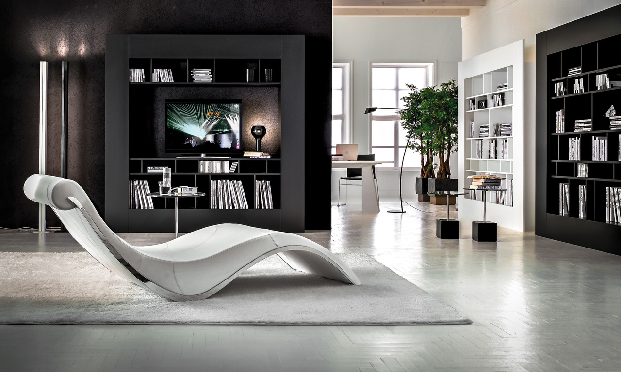 Cattelan Italia Sylvester Chaise Lounge, view 3