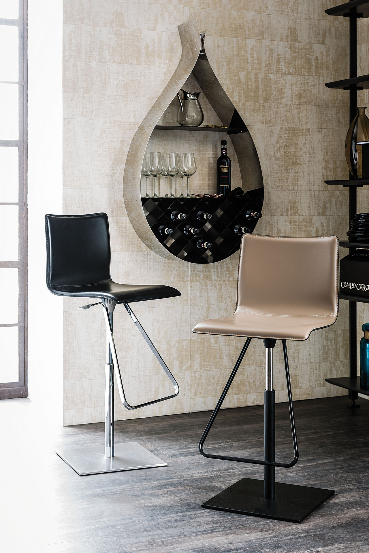 Cattelan Italia Toto Bar Stool, view 4