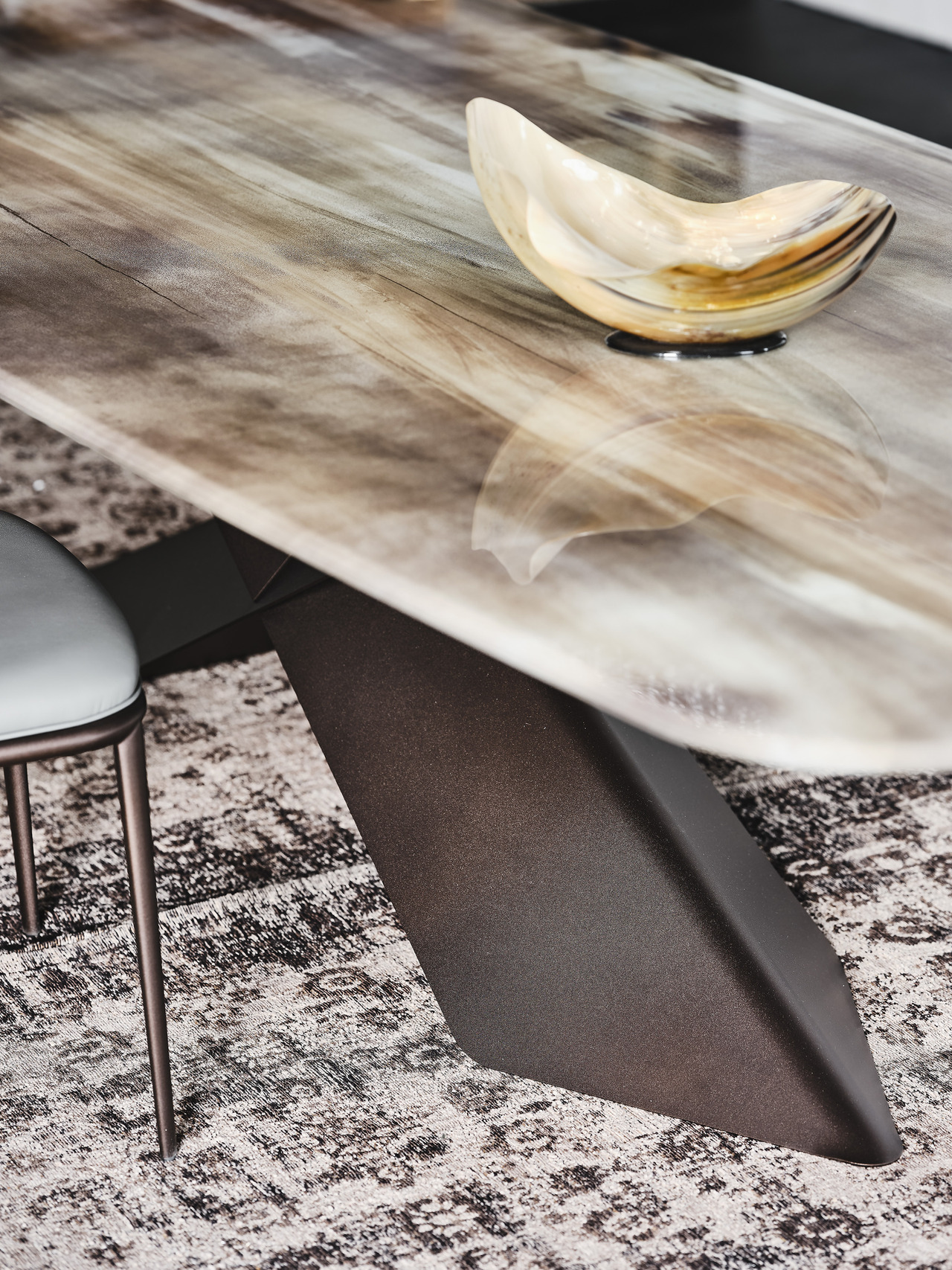 Cattelan Italia Tyron Crystalart Table, view 3