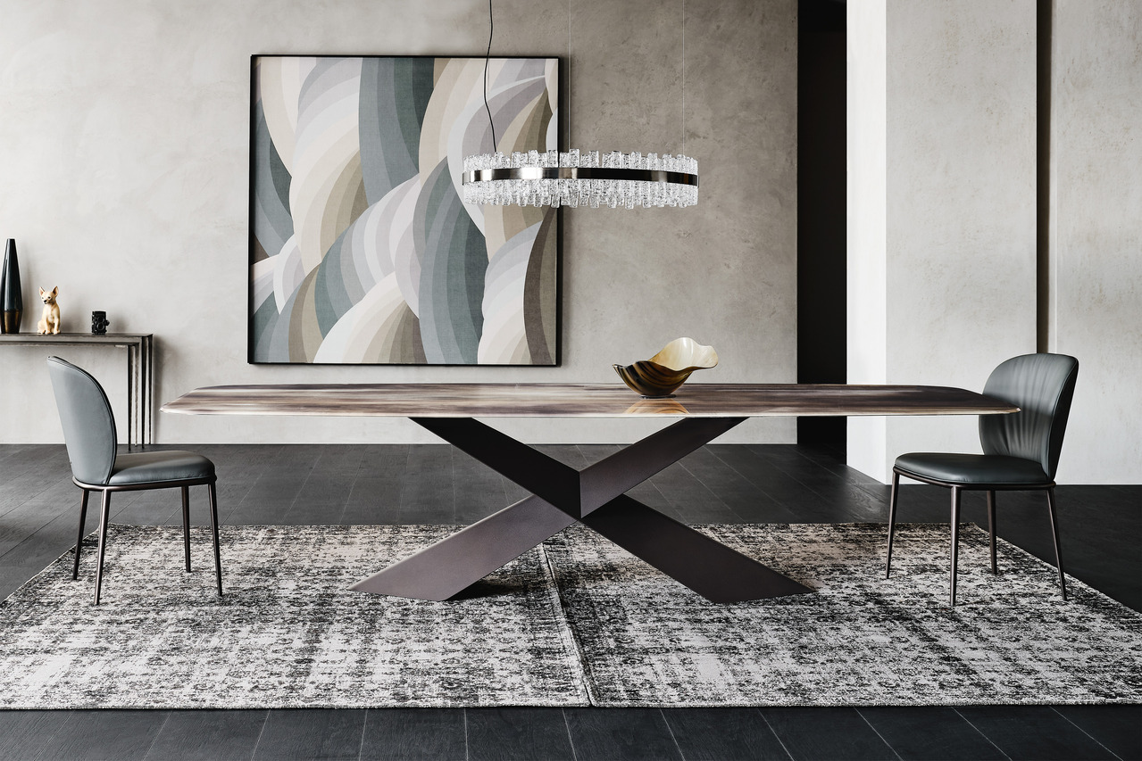 Cattelan Italia Tyron Crystalart Table, view 4