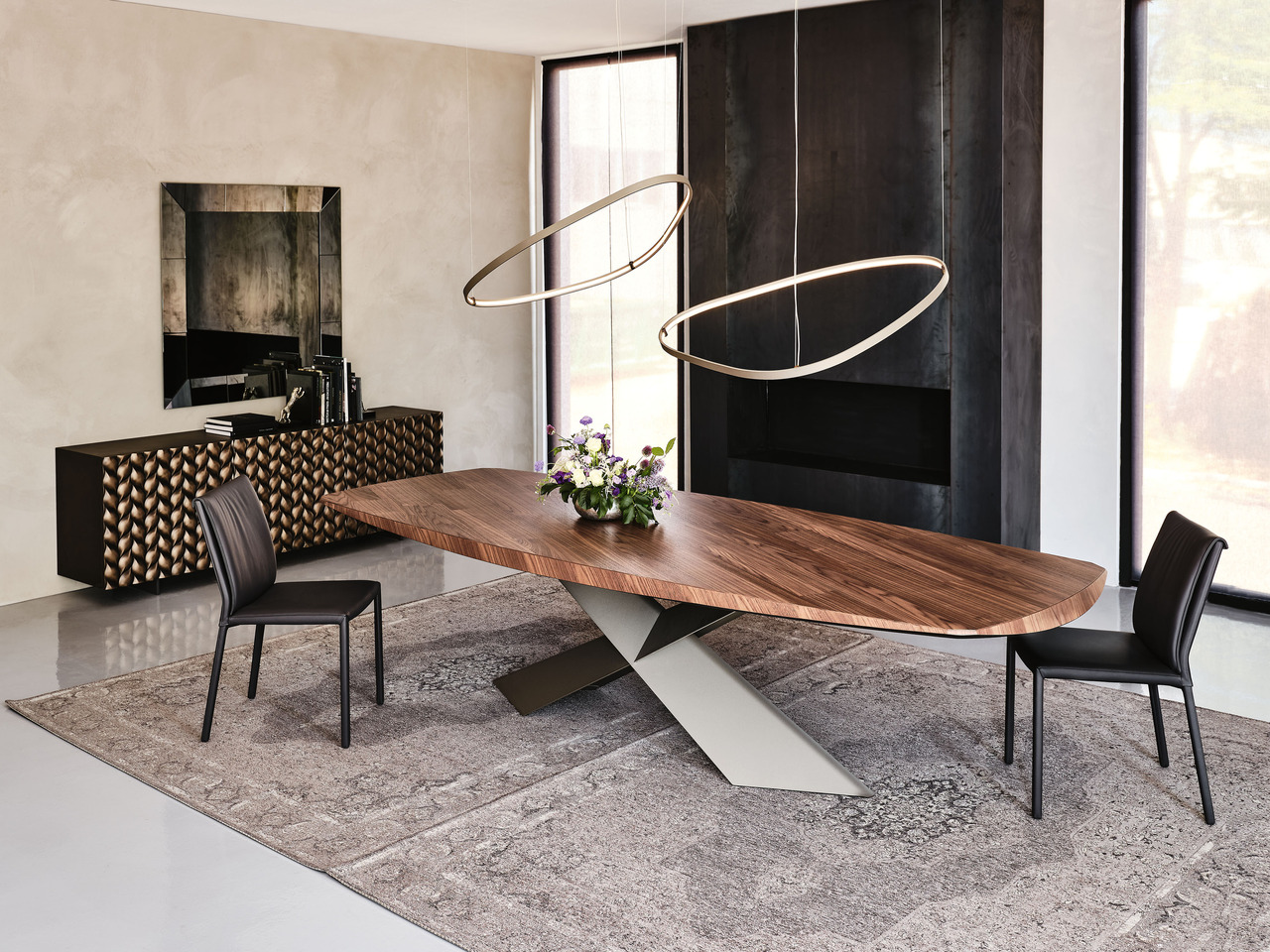 Cattelan Italia Tyron Wood Table, view 2