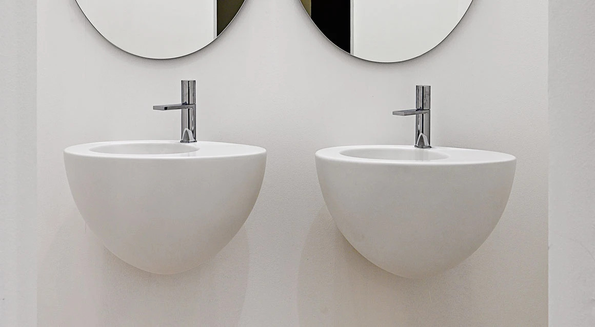 56 cm Wall-Hung Washbasin | Ceramica Cielo