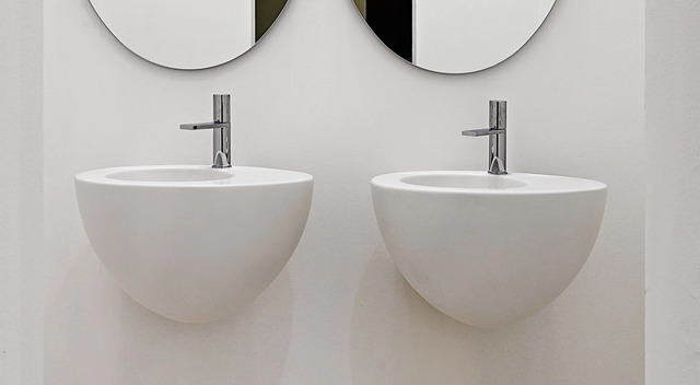 56 cm Wall-Hung Washbasin | Ceramica Cielo