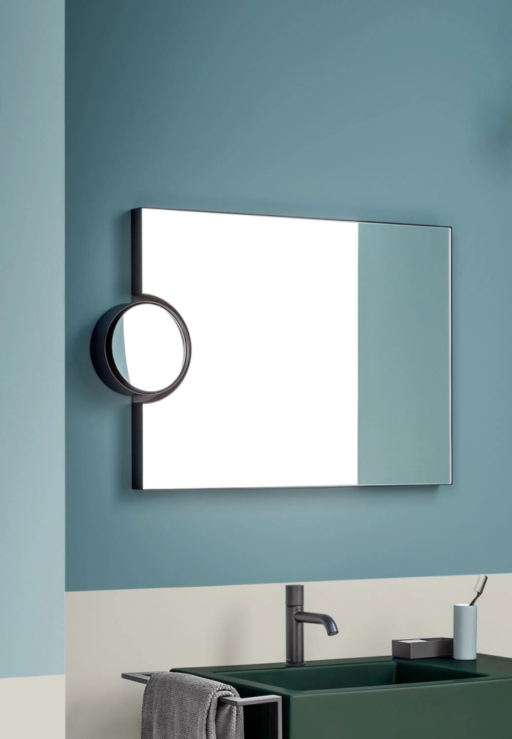 Polifemo LED Mirror with Switch, Ceramica Cielo, view 2