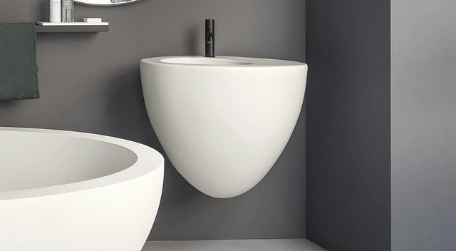 70 Wall-Hung Washbasin Ceramica Cielo