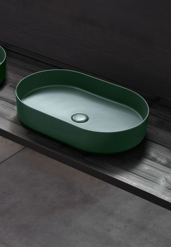 Shui Comfort Oval Basin 60 x 38, Ceramica Cielo, view 2
