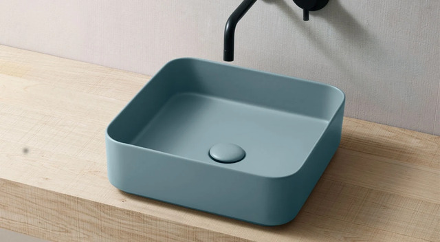 Shui Comfort 40 Square Sink. Ceramica Cielo