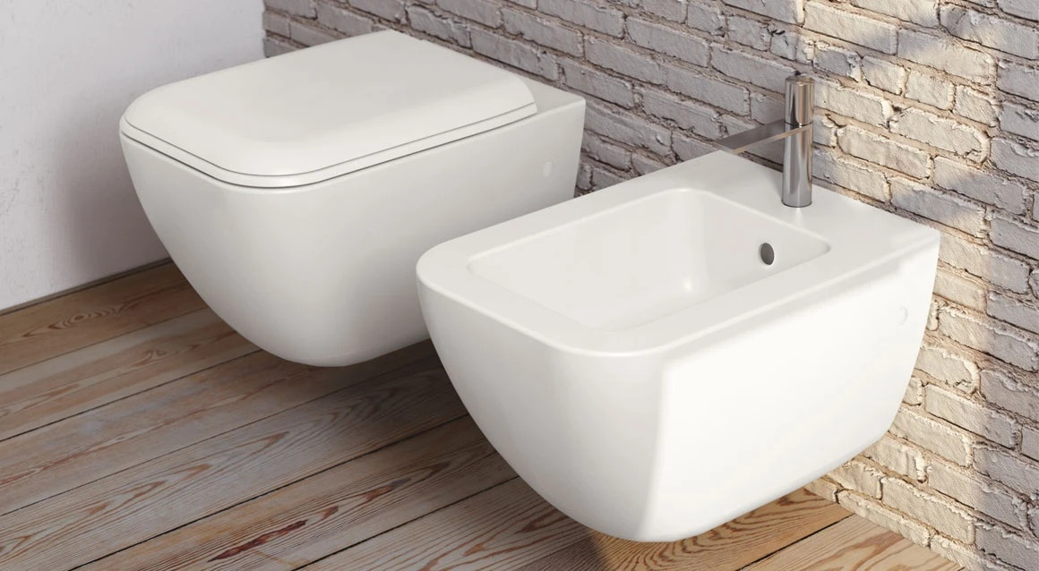Ceramica Cielo One-Hole Wall-Hung Bidet (SHCOBS)