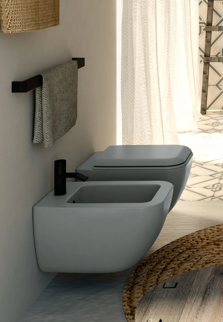 Ceramica Cielo One-Hole Wall-Hung Bidet (SHCOBS), view 2