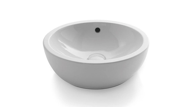 Ceramica Cielo Countertop Basin with Overflow (42 × 15 cm)