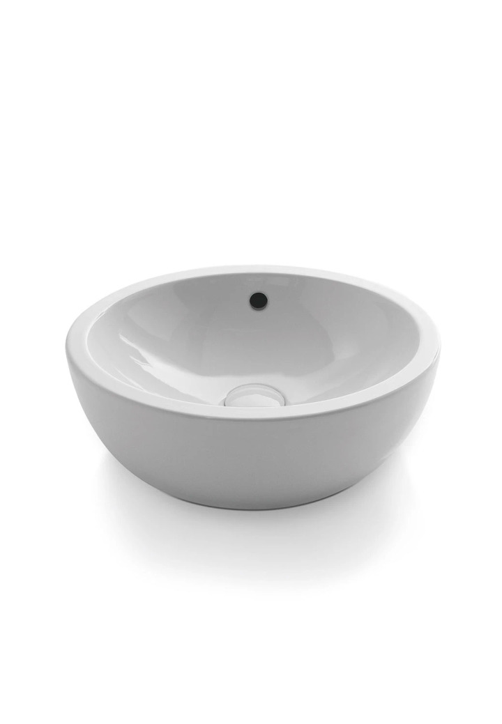Ceramica Cielo Countertop Basin with Overflow (42 × 15 cm), view 2