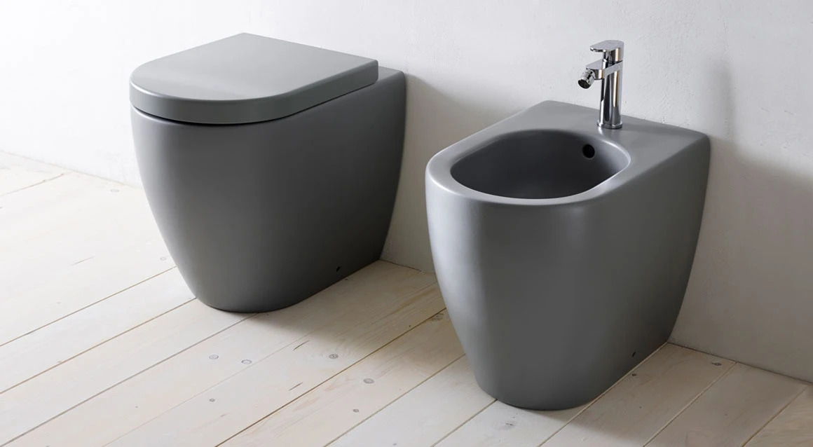 Ceramica Cielo One-Hole Back-to-Wall Bidet, SMBID
