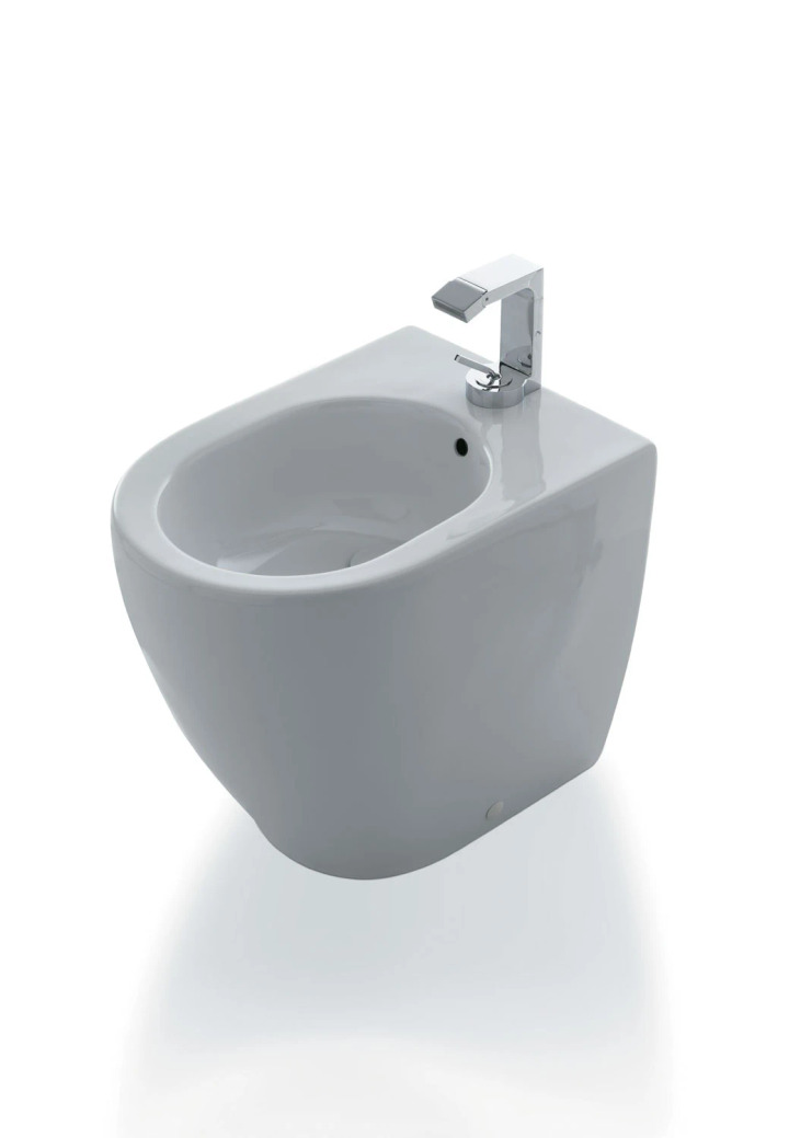 MINI Back-to-Wall Bidet, One Tap Hole | Ceramica Cielo, view 2