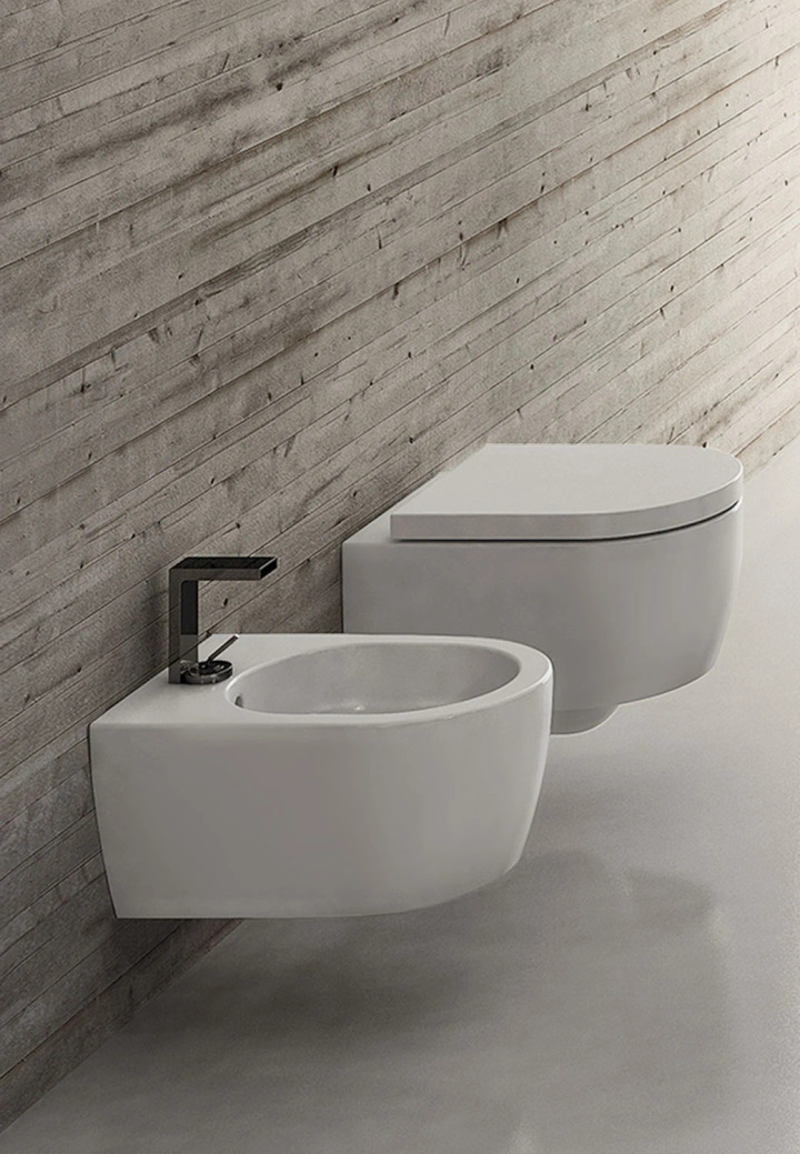 MINI Wall-Hung Toilet, Ceramica Cielo, view 2