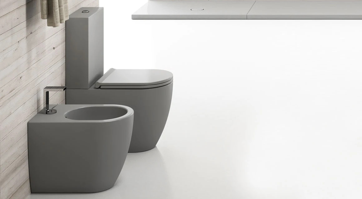 MINI Close-Coupled Toilet, Ceramica Cielo