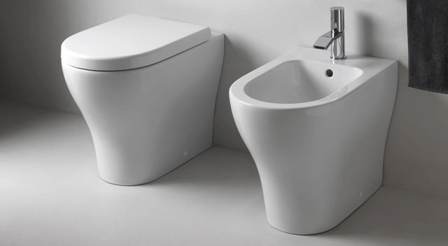 Back-to-Wall Toilet, Ceramica Cielo (EJVA)