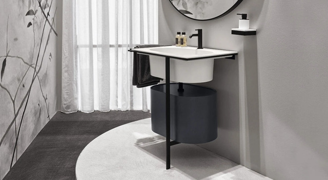 Kyros Sink with Vanity Unit, Ceramica Cielo