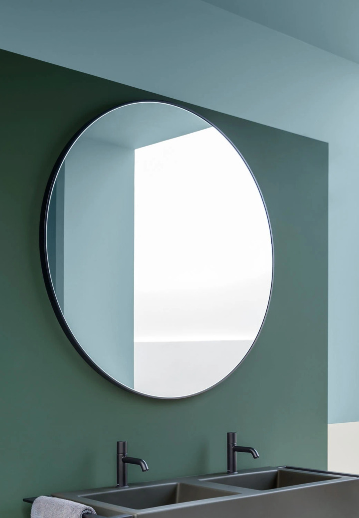 Round Mirror Ceramica Cielo, view 2
