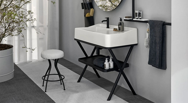 Siwa Washbasin with Vanity Unit, Ceramica Cielo
