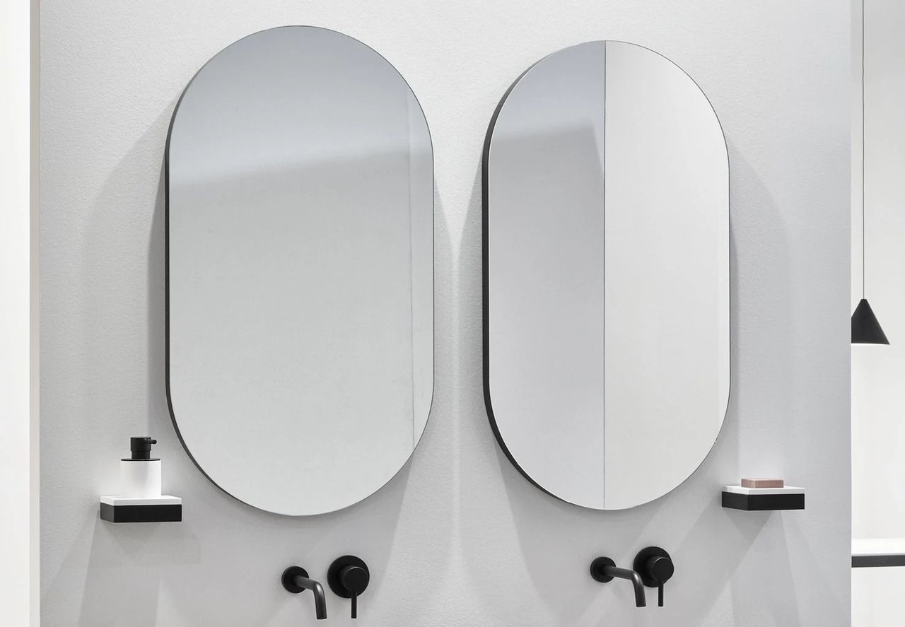 Ceramica Cielo Oval Mirror, view 3
