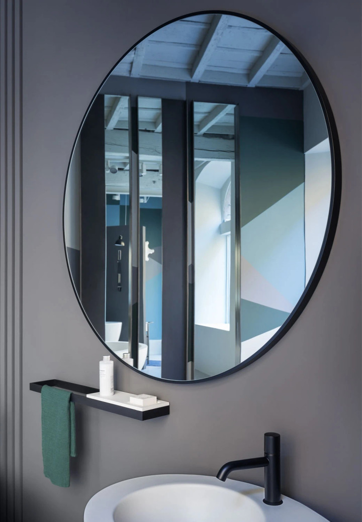 Round Mirror Ceramica Cielo, view 4
