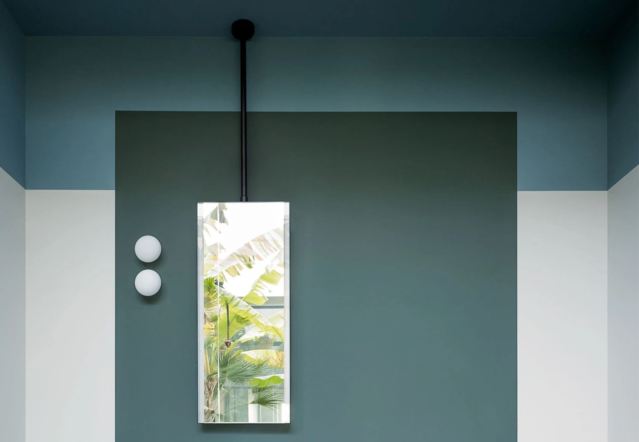 Argo Ceiling-Mounted Mirror, Ceramica Cielo, view 3
