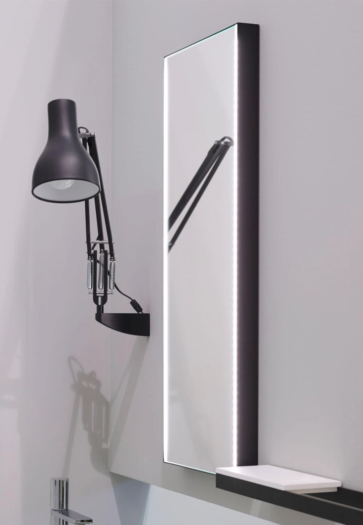 Argo Wall-Mounted Mirror, Ceramica Cielo, view 2