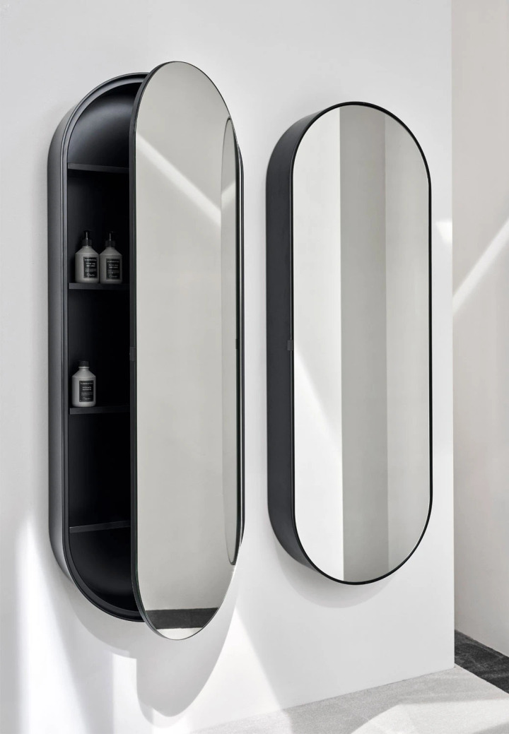 Elio Mirror Cabinet by Ceramica Cielo, view 2