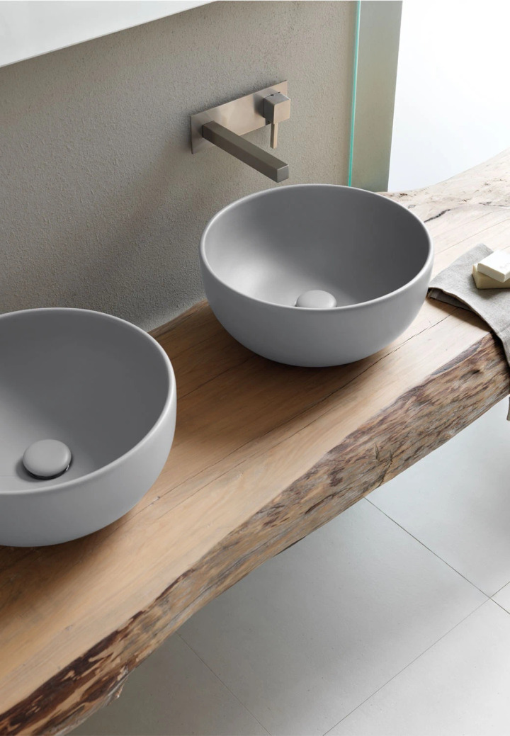 Ceramica Cielo Ø40 Countertop Basin Without Overflow, view 2