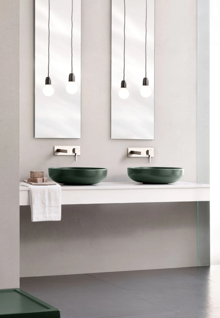Ø45 Ceramica Cielo Countertop Basin Without Overflow, view 4