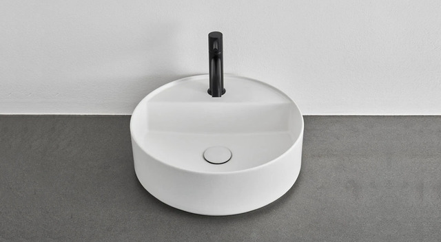 Shui Comfort 45 Round Basin, Single Tap Hole | Ceramica Cielo