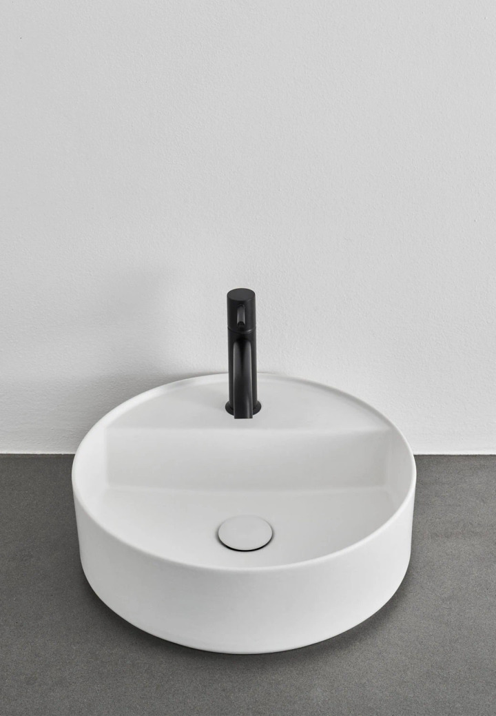 Shui Comfort 45 Round Basin, Single Tap Hole | Ceramica Cielo, view 2