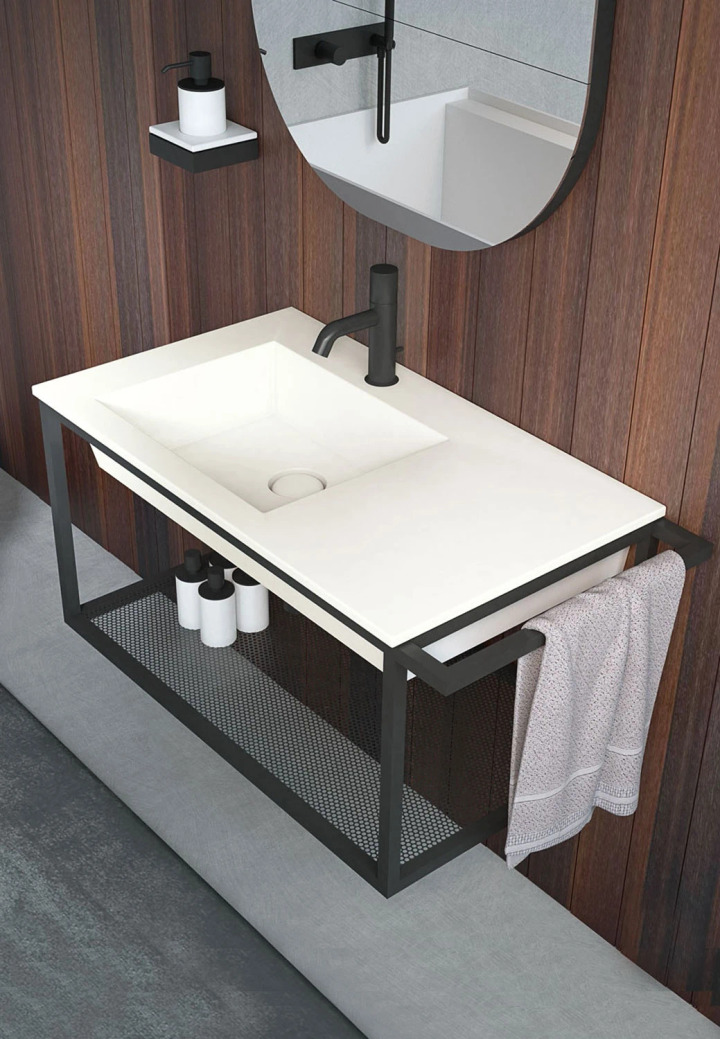 Wall-Hung Basin 48 Ceramica Cielo, view 2