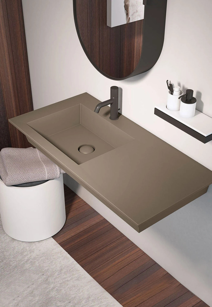 Ceramica Cielo 120 Wall-Hung Sink, view 2