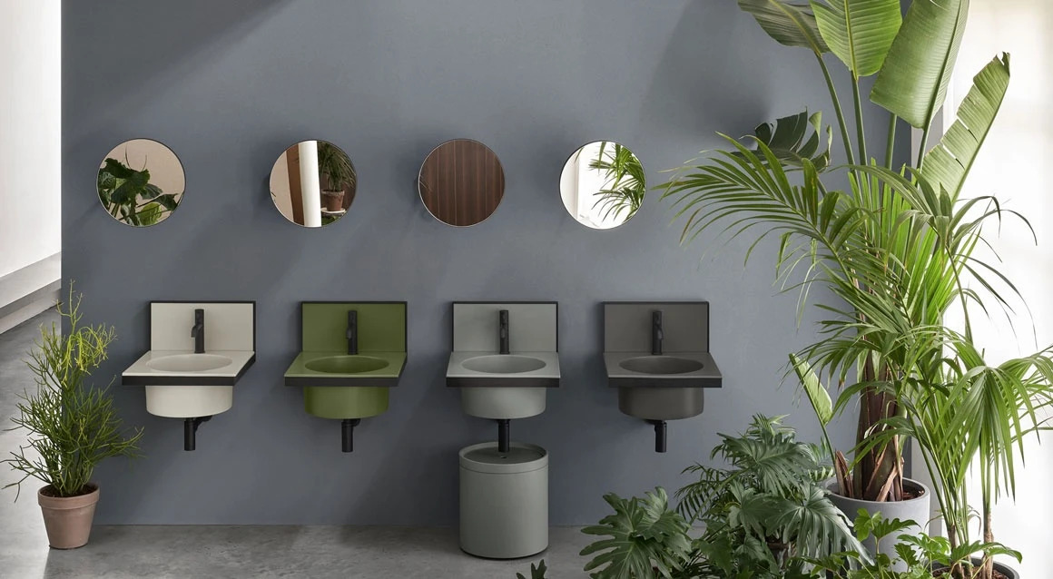 Elle Tonda Ceramica Cielo