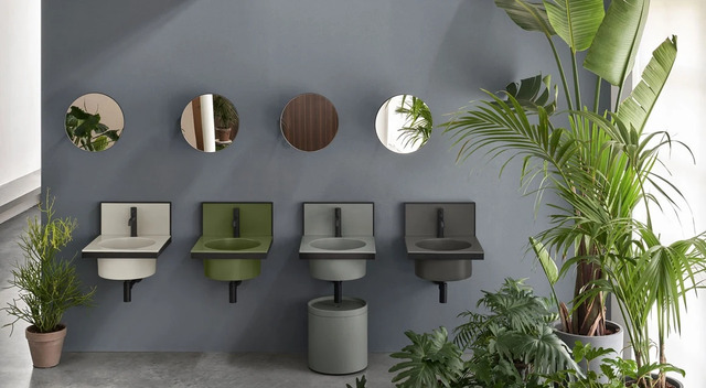 Elle Tonda Ceramica Cielo