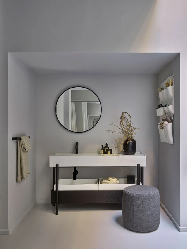 Round Mirror 60 Ceramica Cielo