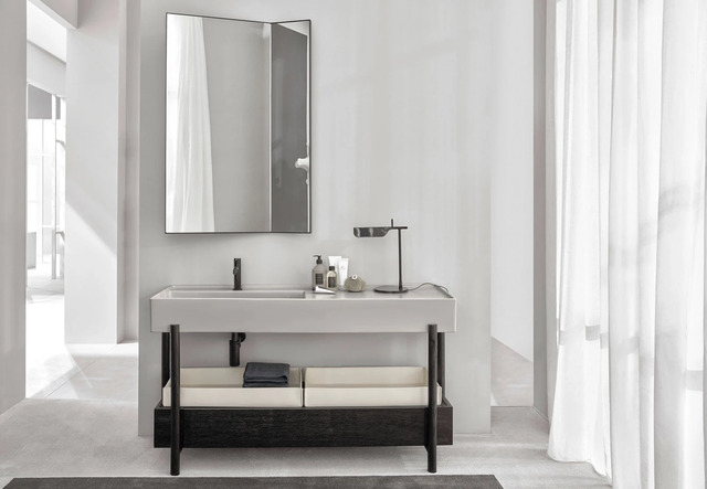 Plinio 140 Ceramic Basin with Ceramica Cielo Vanity Unit