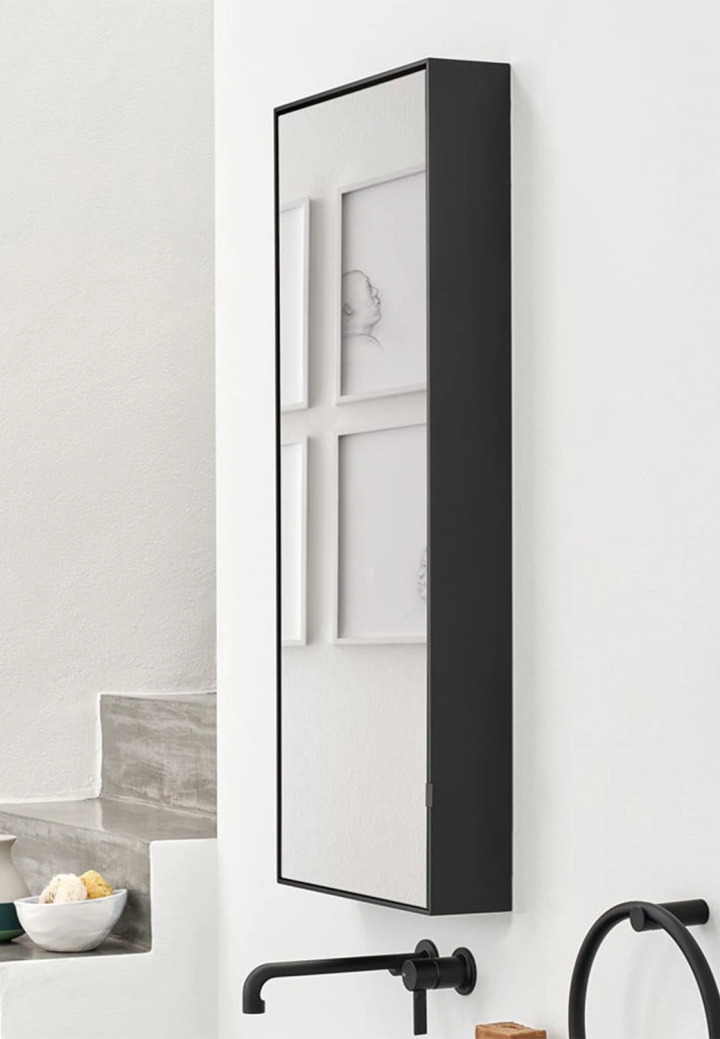 Simple Tall Box Mirror. Ceramica Cielo, view 3