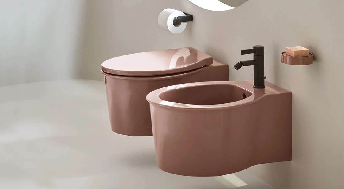 Catino Wall-Hung Bidet with One Tap Hole | Ceramica Cielo
