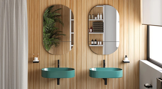 Mare Ovale 60 Single-Hole Basin, Ceramica Cielo