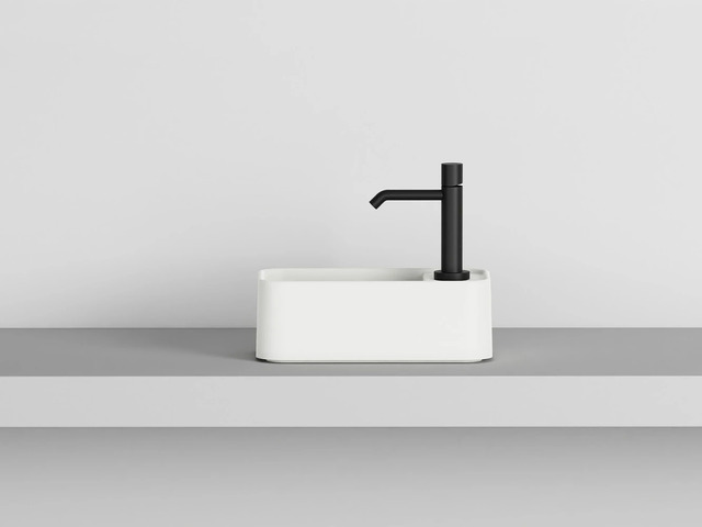 Rectangular Single-Hole Washbasin | Ceramica Cielo
