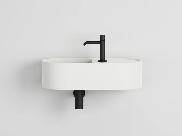 Oval 60 Washbasin with One Tap Hole, Ceramica Cielo
