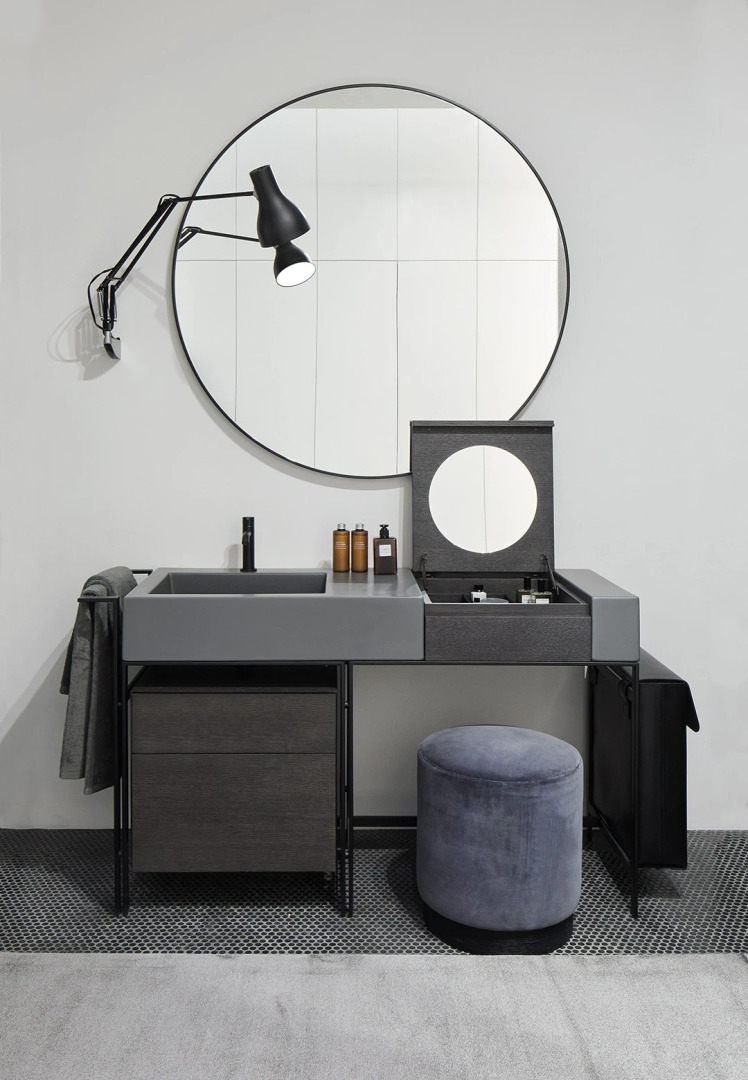 Narciso Ceramica Cielo Dressing Table, view 3