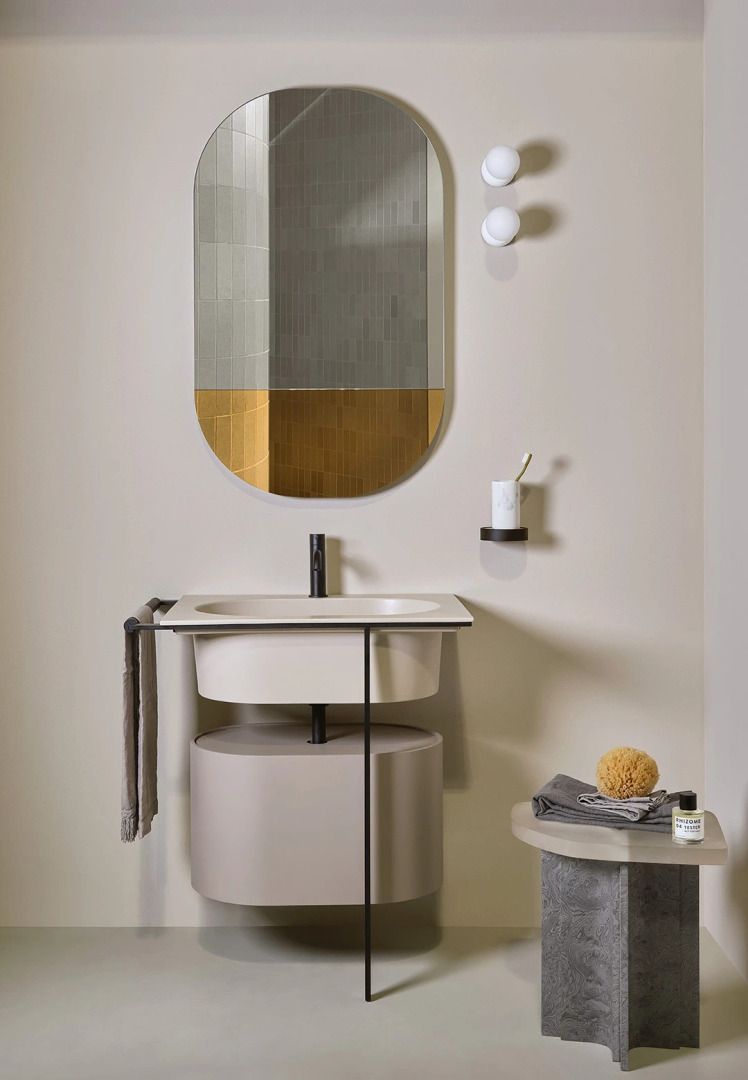 Kyros Sink with Vanity Unit, Ceramica Cielo, view 2